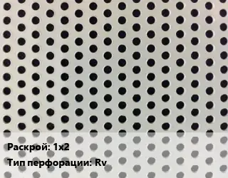 Лист перфорированный 1х2 Rv